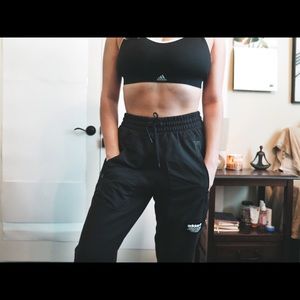 black adidas originals sweatpants